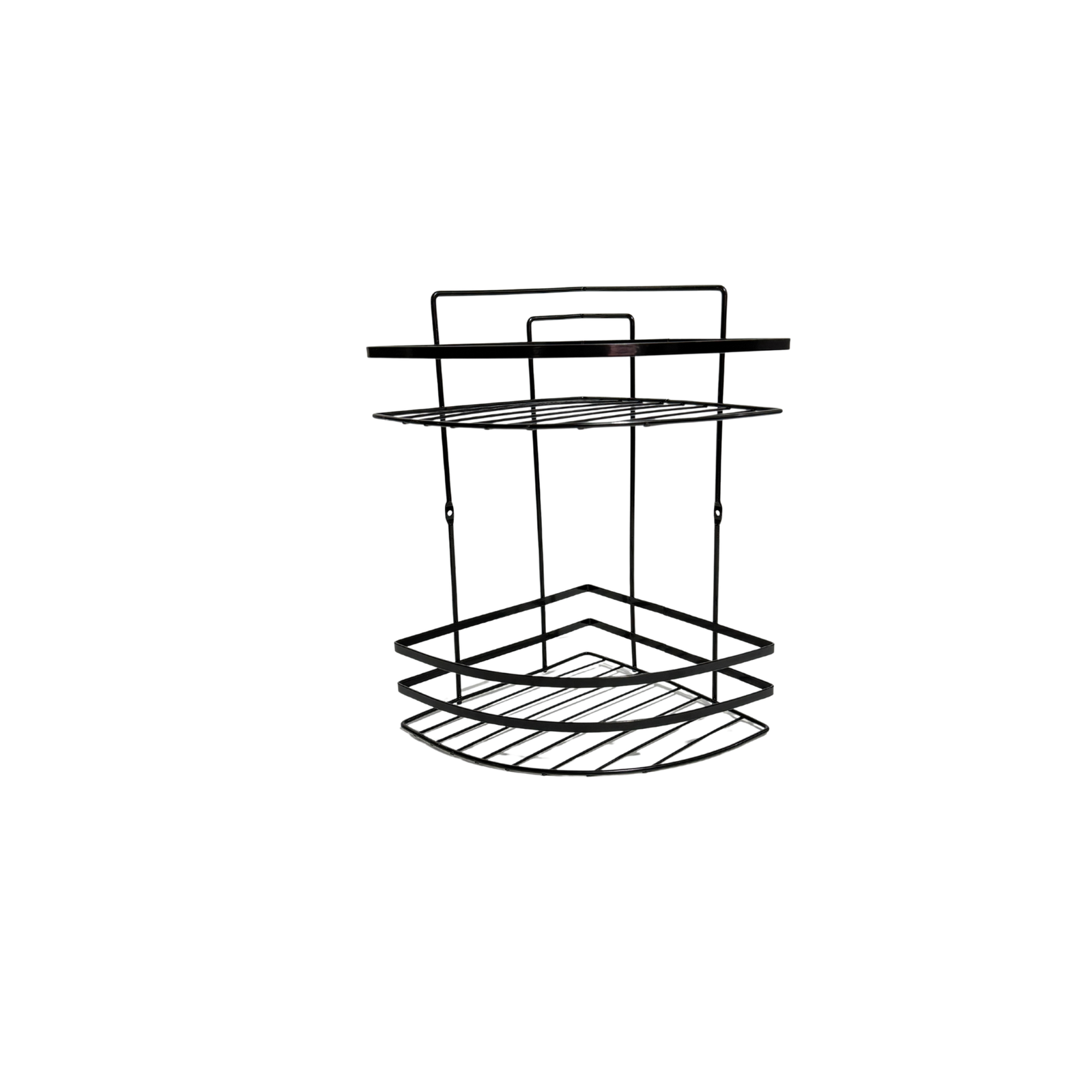 Raft colțar metalic pentru baie