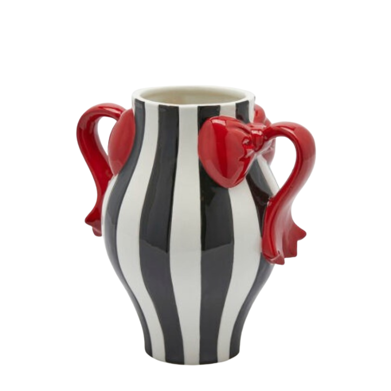 Ваза Amphora 2 Bows Medium красные банты