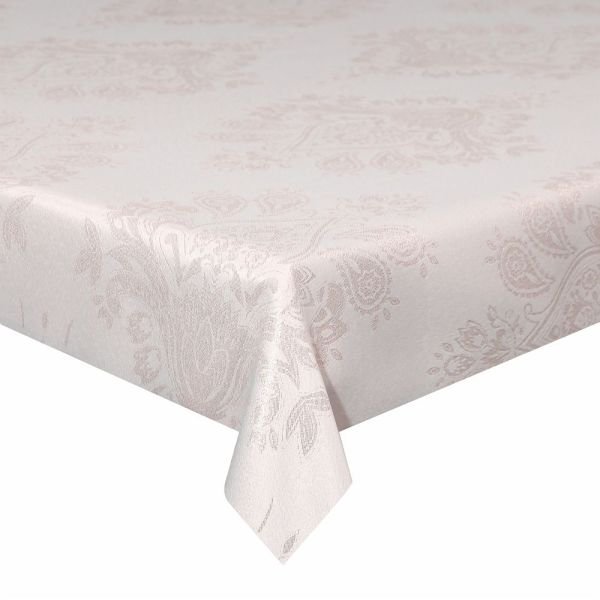 Скатерть Pink Gold 140×240 см розово-золотая жаккард