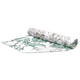 Бегунок на стол Bloom 40×140 см зелёный цветочный принт