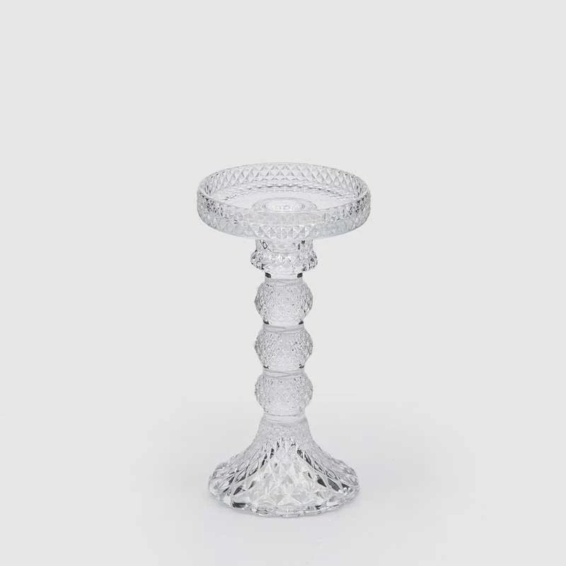 Sfeșnic transparent Classic Sfeșnic transparent Classic, H16,7 D8,8