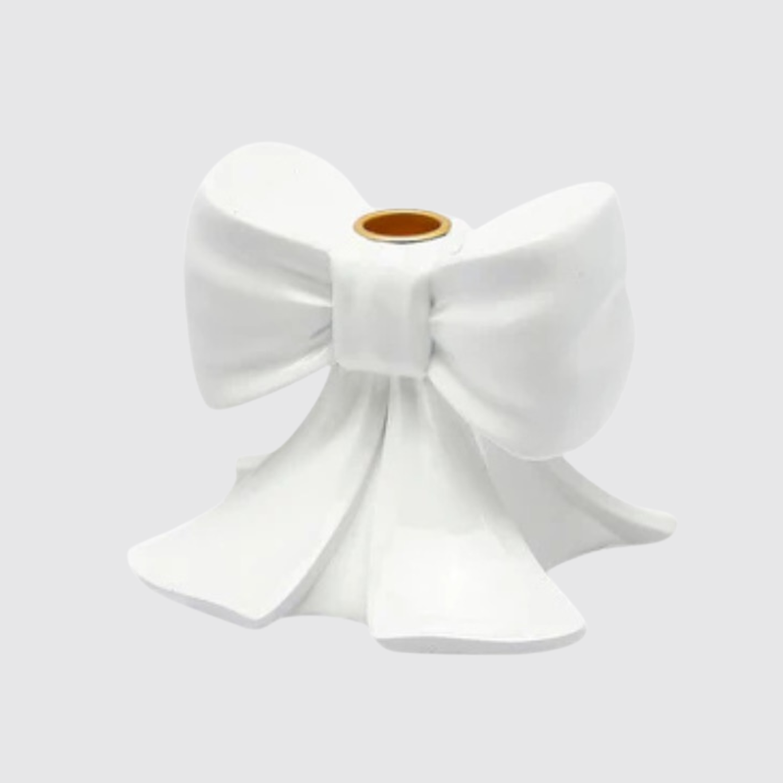 Подсвечник Bow Classic белый