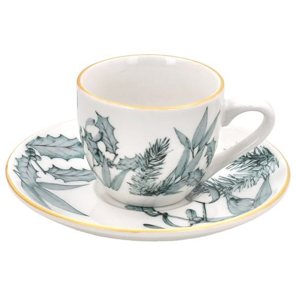 набор кофейных чашек bloom 90 мл 6 шт фарфор