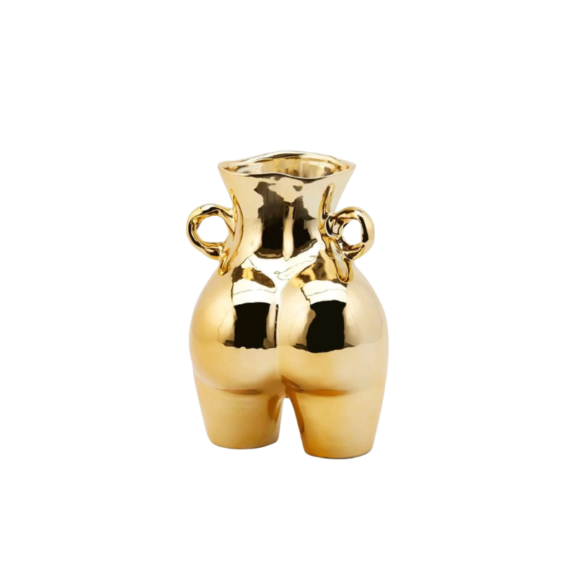Ваза Chakra Booty Gold золотая