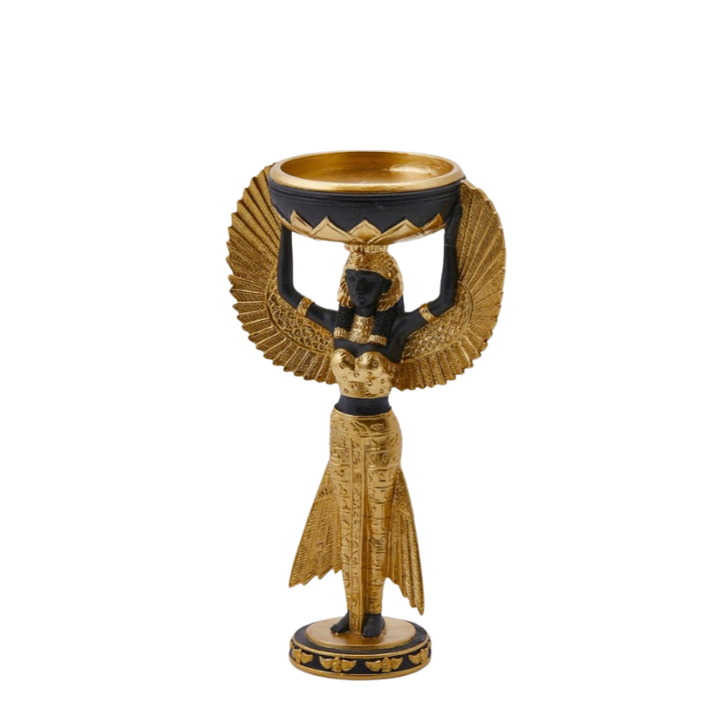Подсвечник Isis Egypt black and gold