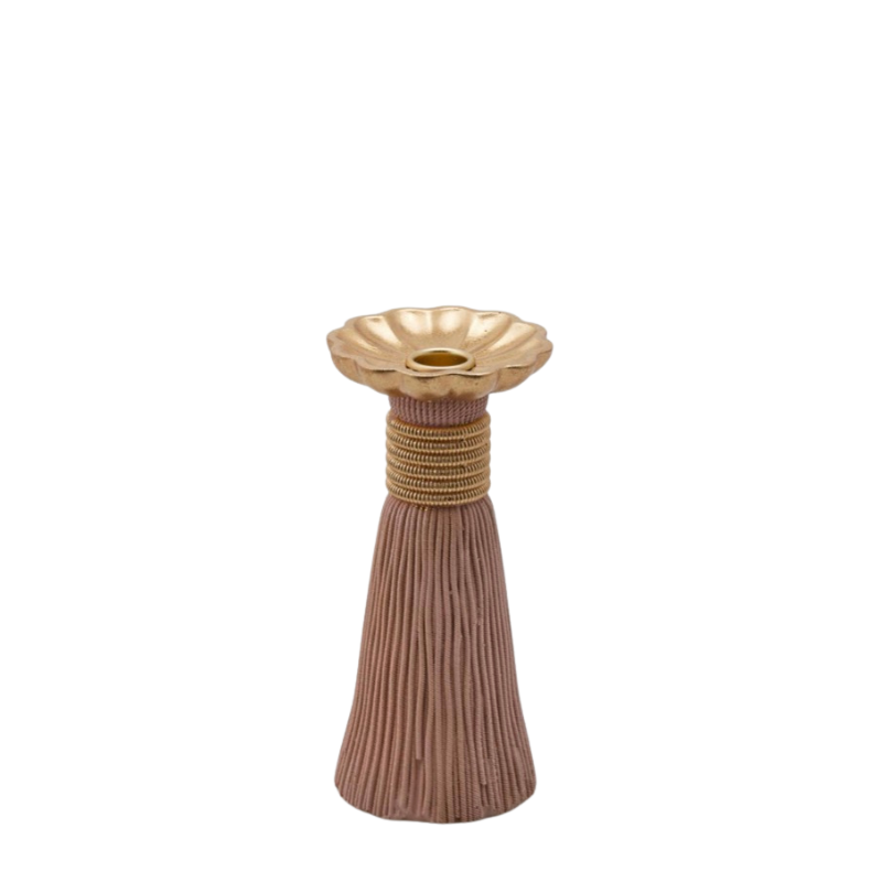 Подсвечник Tassel Poly pink