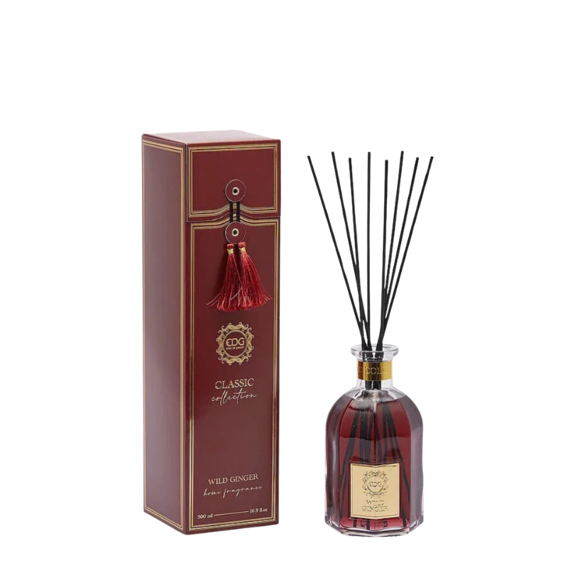 Диффузор для дома Wild Ginger (500 мл) с палочками