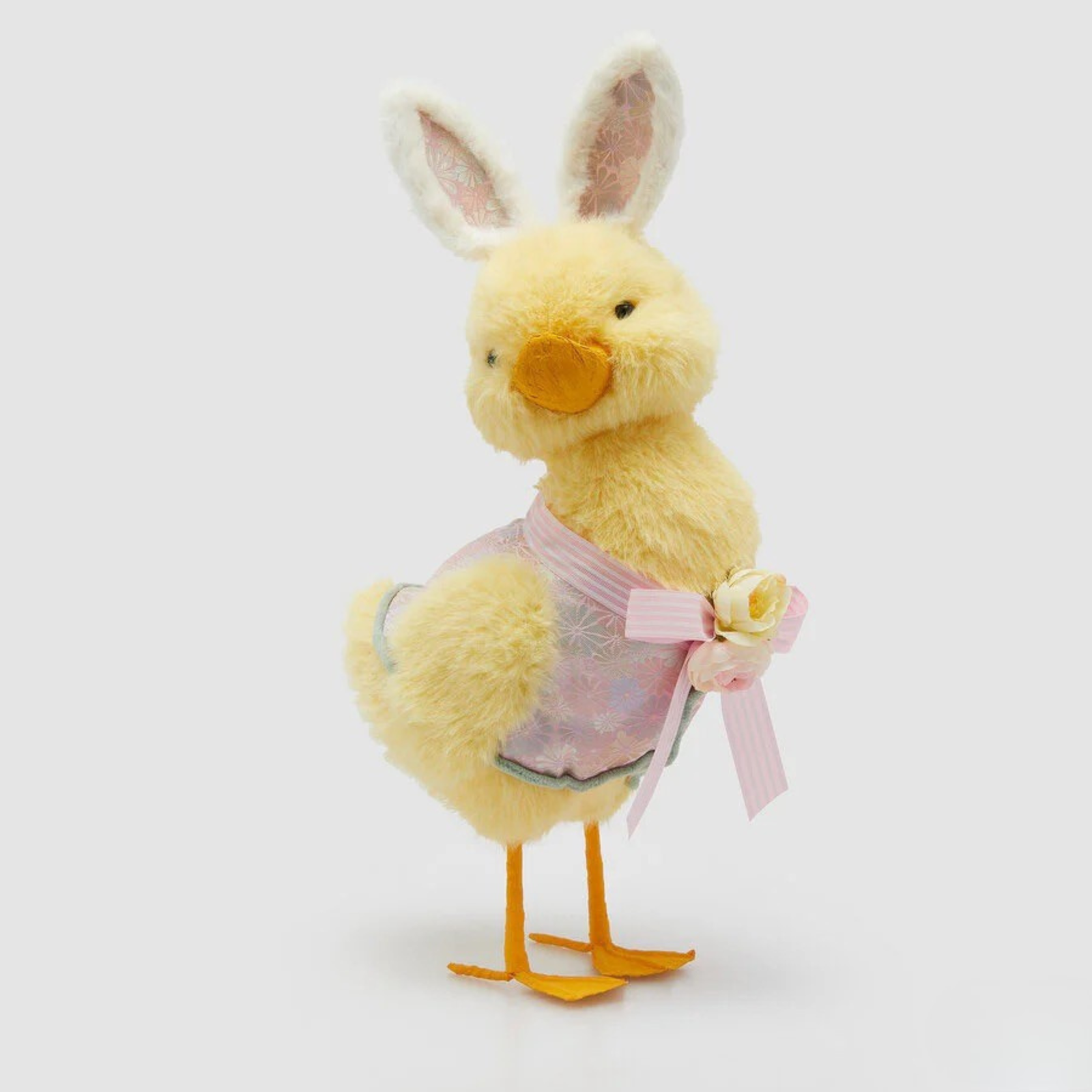 EDG Easter decorative duck with bunny ears 49 cm