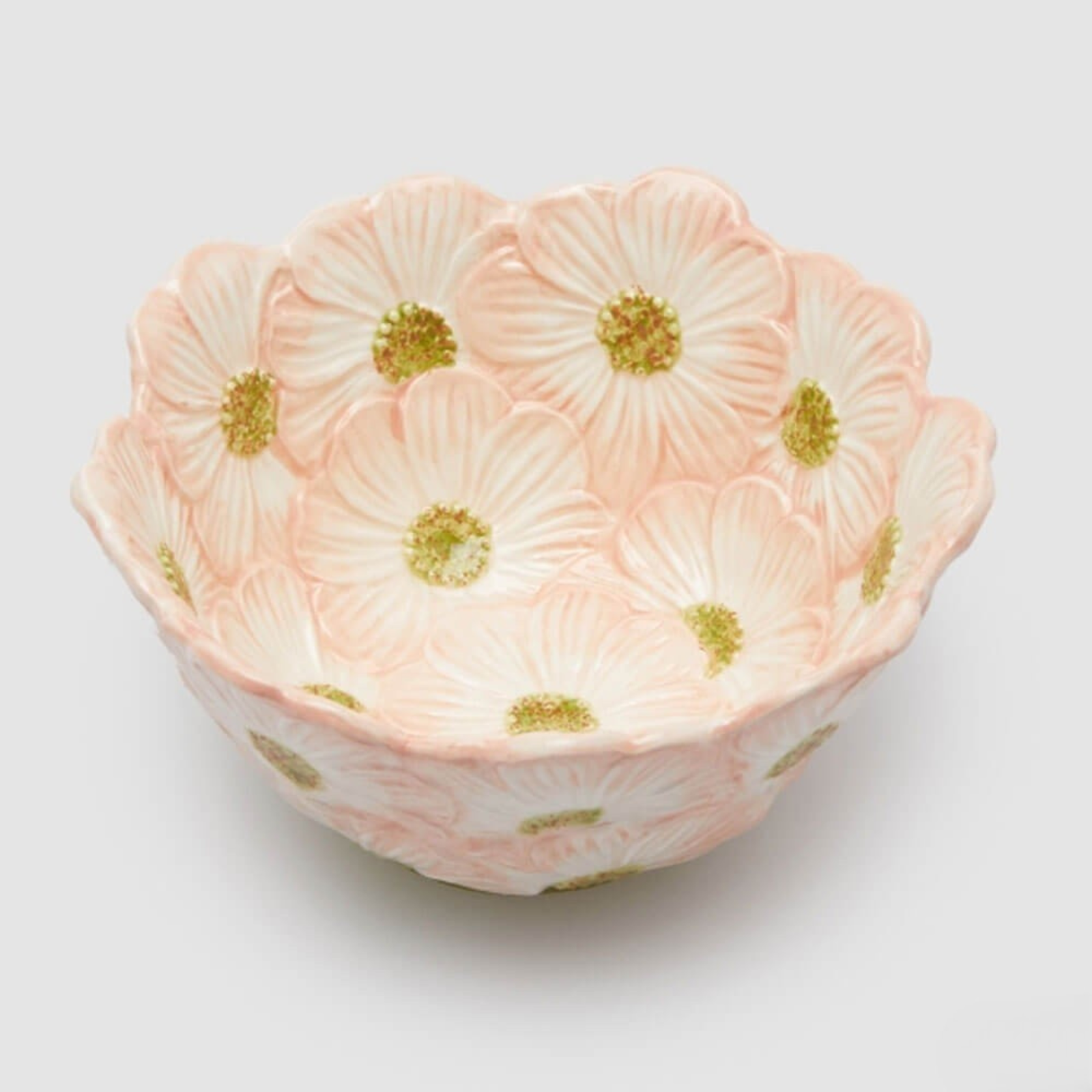 EDG Fiori ceramic bowl 16 cm pink floral design