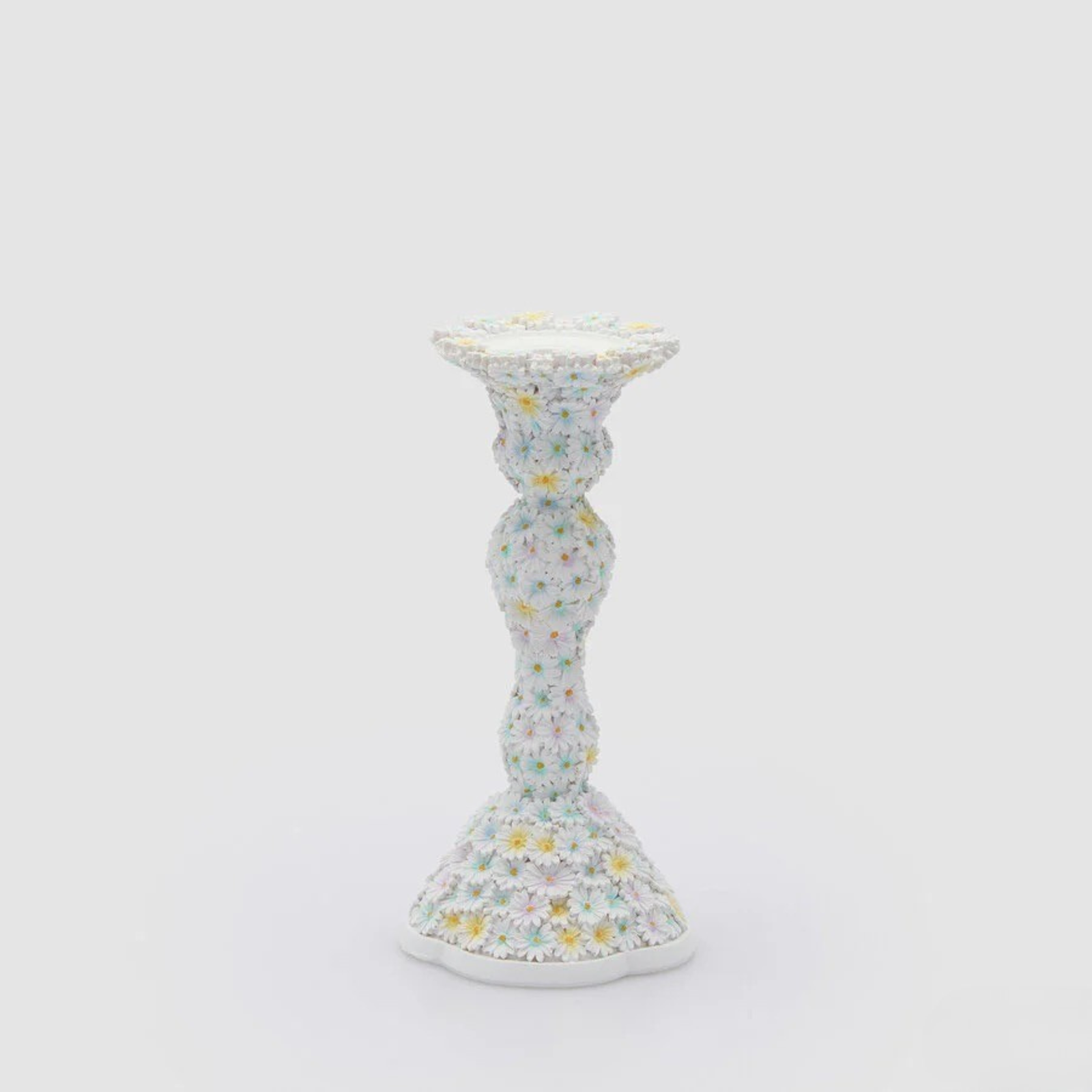 EDG Margherita candle holder 22 cm ceramic floral design