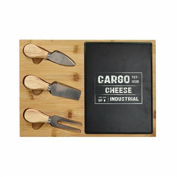 Сырная доска Tognana 22x31 см с ножами для сыра