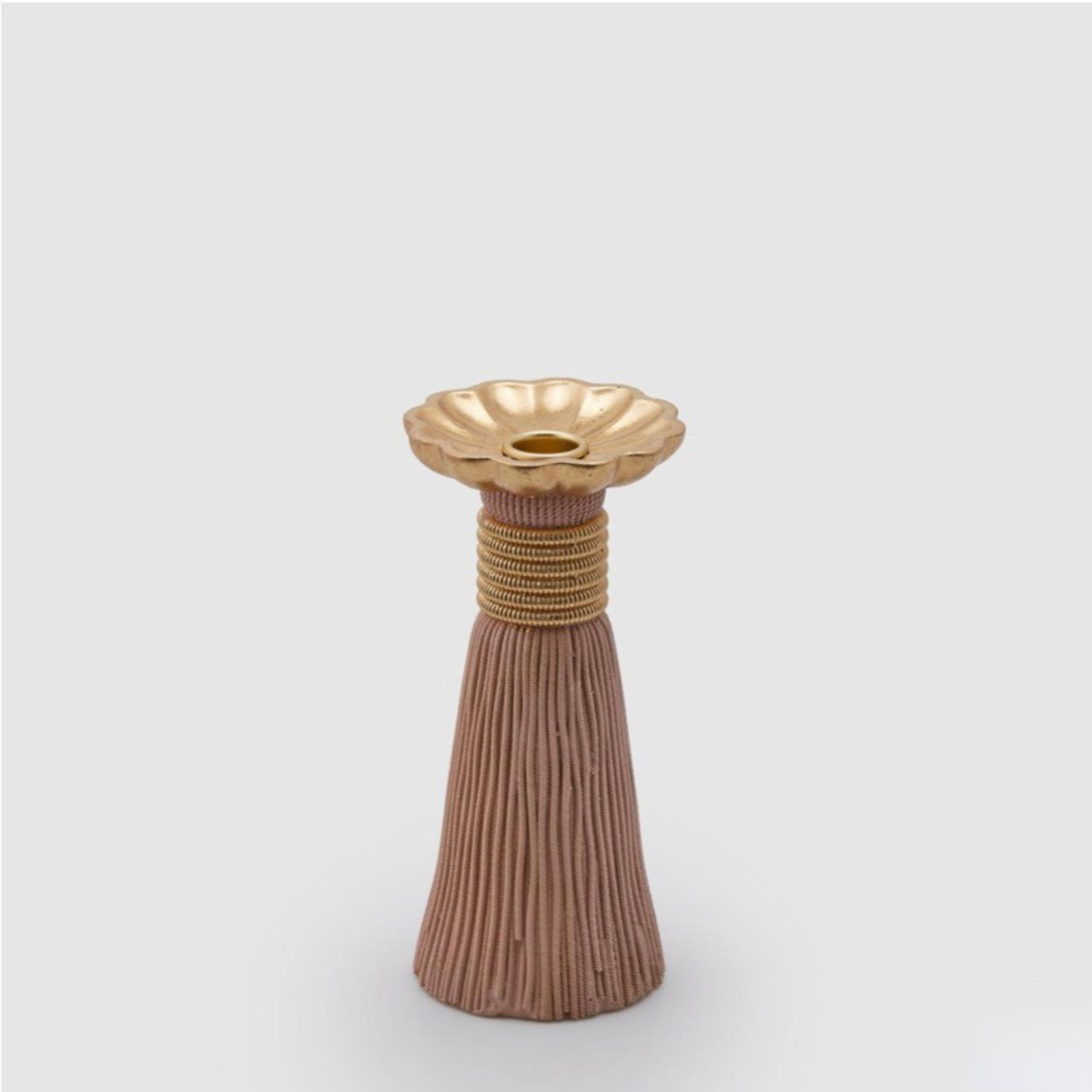 Подсвечник Tassel 21 см, цвет pink