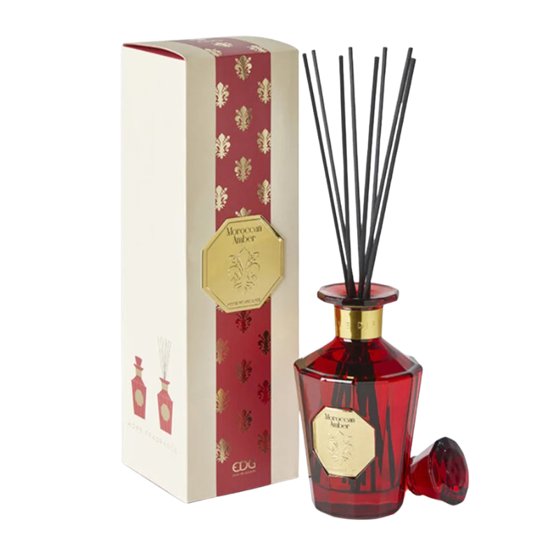 Диффузор для дома Moroccan Amber Goldlily (500 мл) с палочками