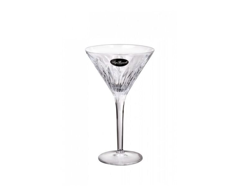 Set de pahare pentru martini 215 ml, 6 bucăți, sticlă transparentă