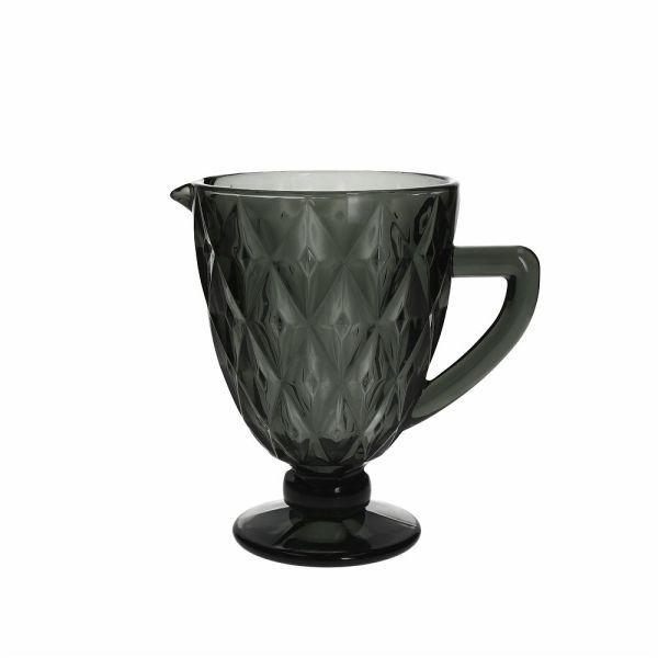 Стеклянный кувшин Rombus Grey серый